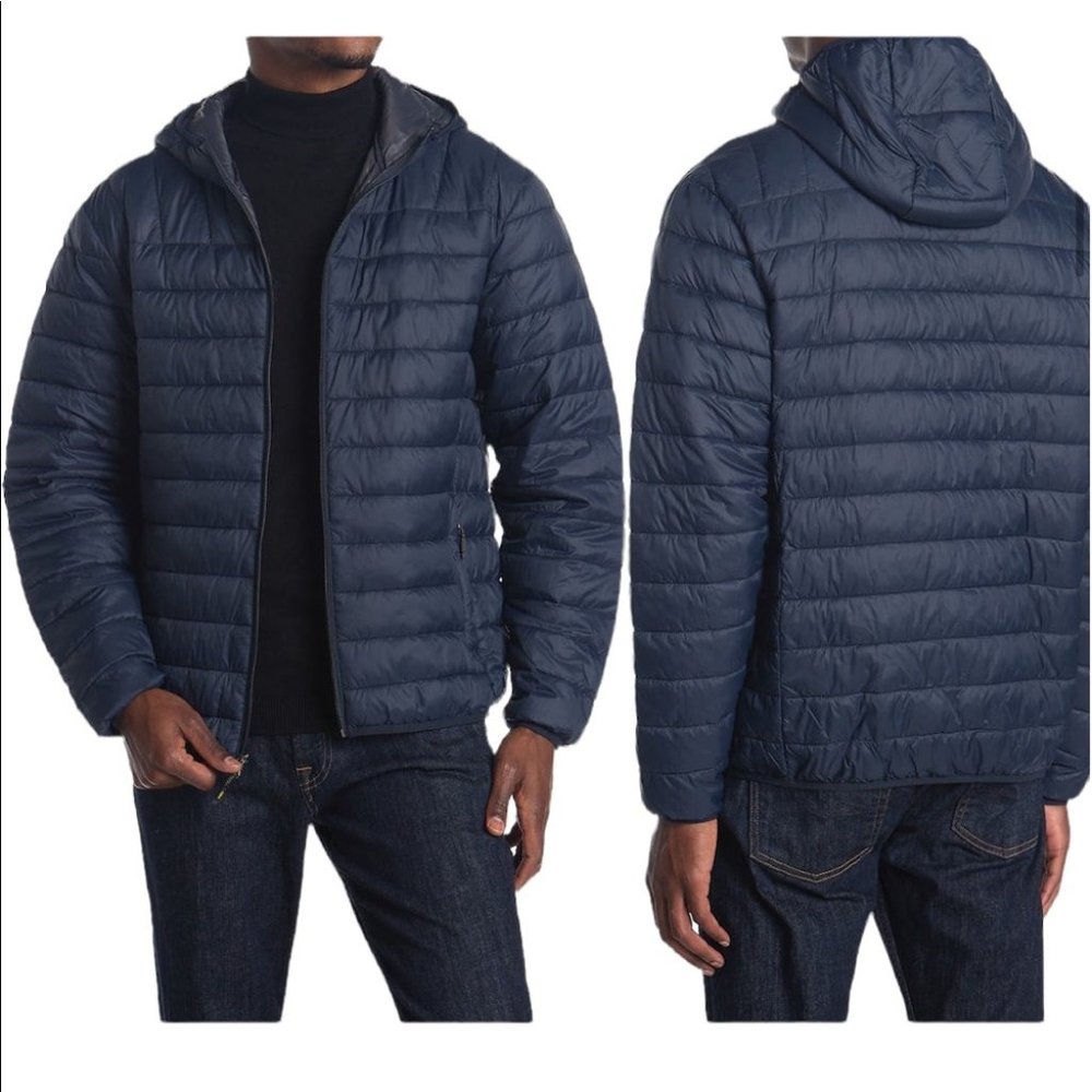 Hawke & Co Hooded Packable Down Jacket